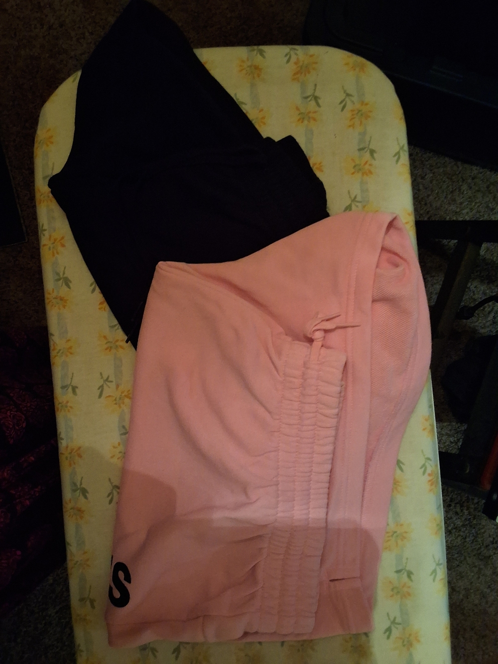 adidas Pink and Black Athletic Shorts